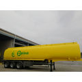 oil transporter 30-50cbm capacity fuel tank tanker truck semi-trailer